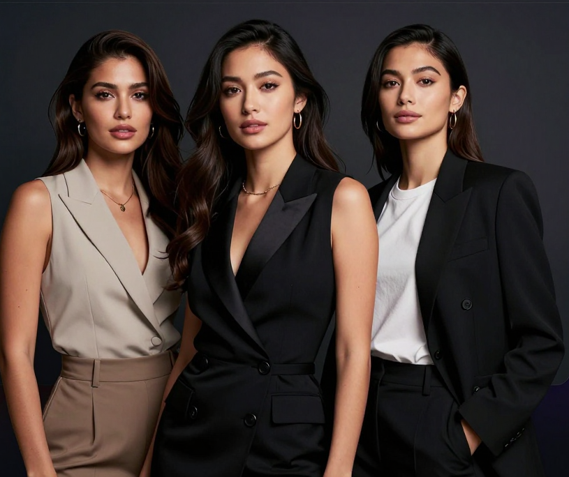 Influenciadora criando conteúdo